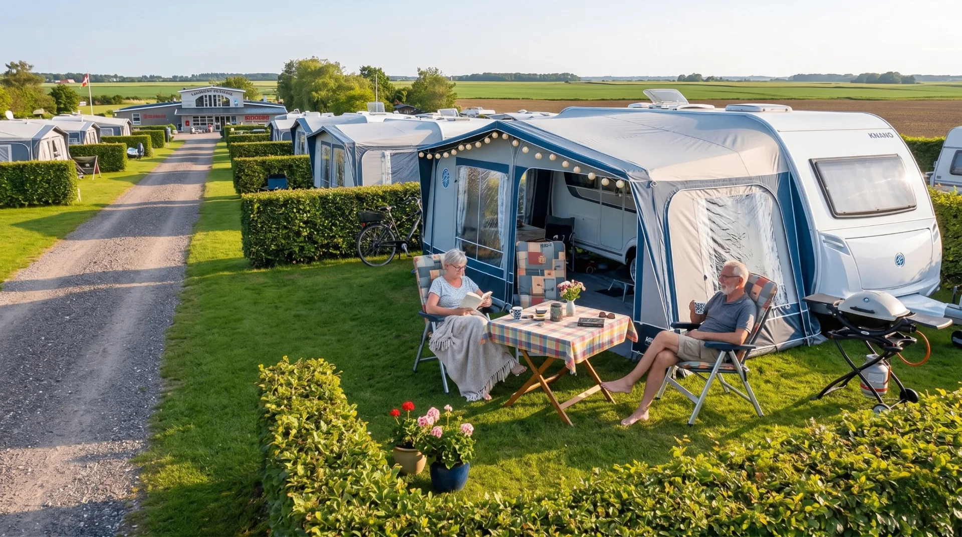 Fastligger på Lægårdens Camping